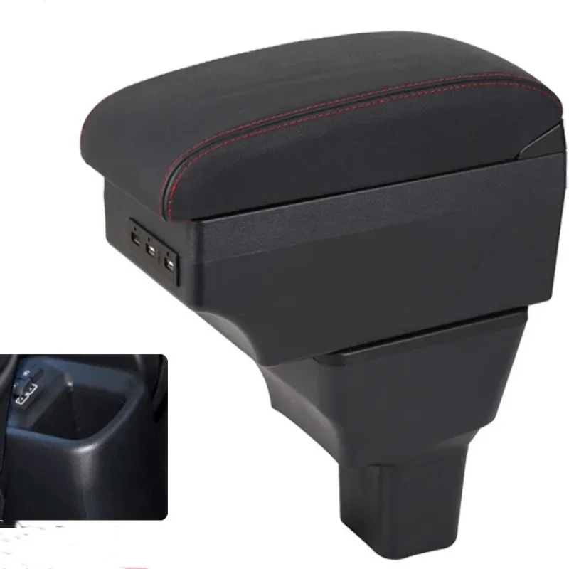 New luxuryis For Nsan Kicks Armrest box 2016-2023 Car Storage box Car Armrest Interior Details leather Simple installation