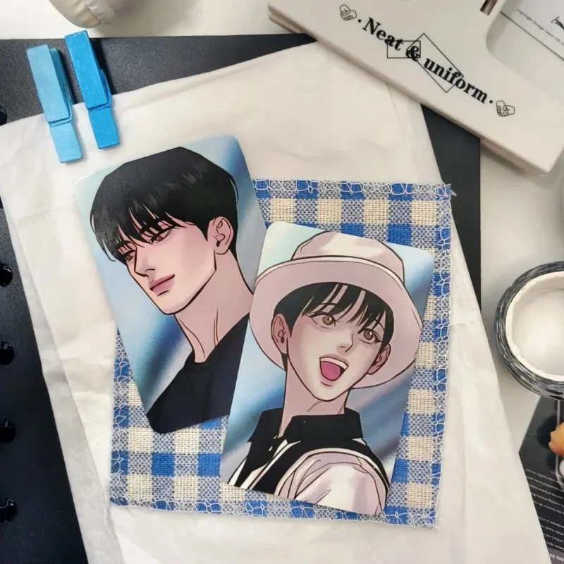 Korean BL Manwha Painter of The Night 3 Inches Card Bookmark Yeon SeungHo Baek Nakyum Book Clip Pagination Mark Cards Collection