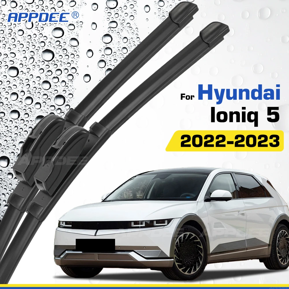 

For Hyundai ioniq 5 NE 2022-2023 Silicone & Rubber Wiper Front Wiper Blades Windshield Windscreen Window Brushes