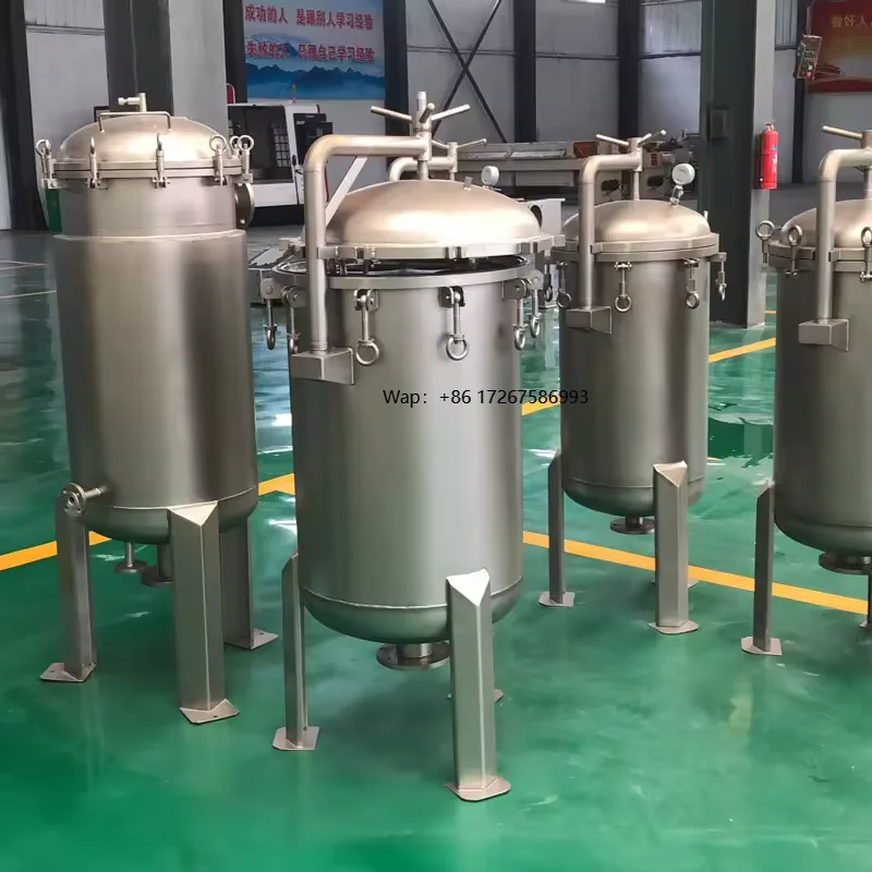 Economical Stainless Steel Multi- Bag Filter for Water Filtration