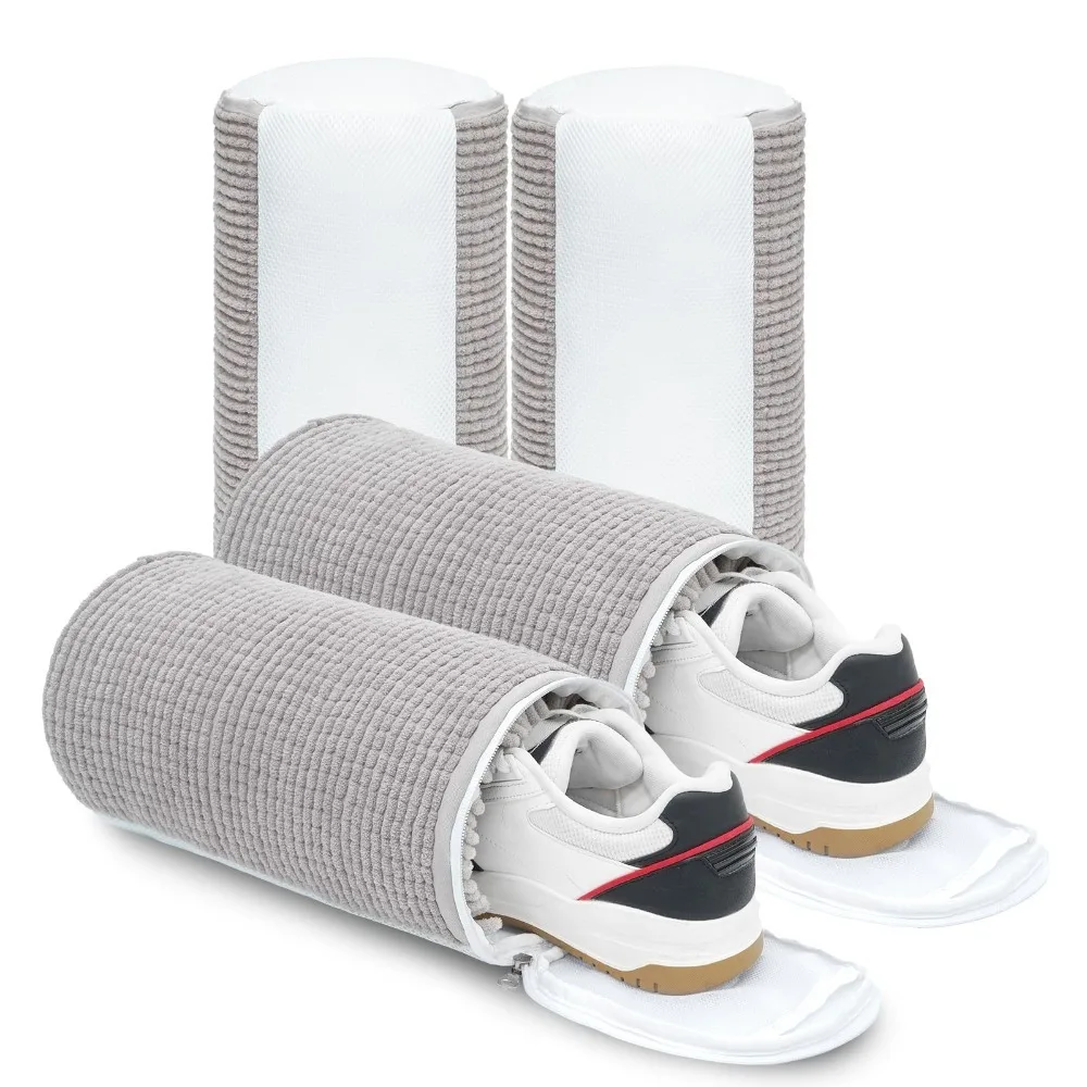 

Reusable Shoe Cleaning Bags for Washer and Dryer Shoe Washer Laundry Bags Stain Cleaning Brush Kit for Sneakers Tennis Shoes