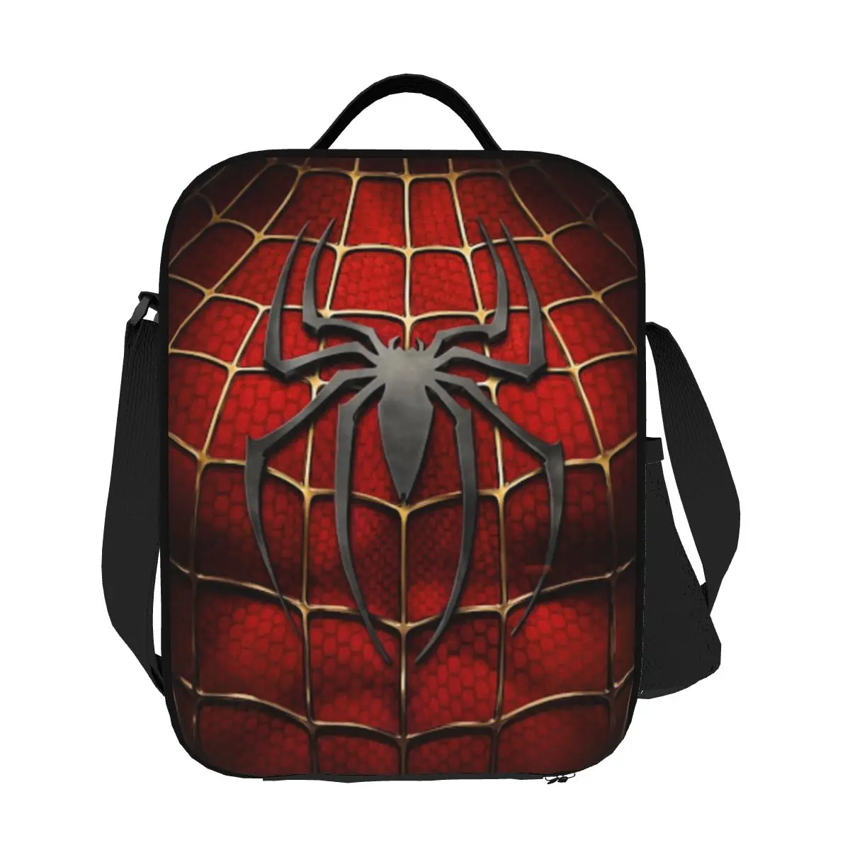 

Custom Animated Anime Spider Man Lunch Bag Men Women Cooler Warm Insulated Lunch Boxes for Student School