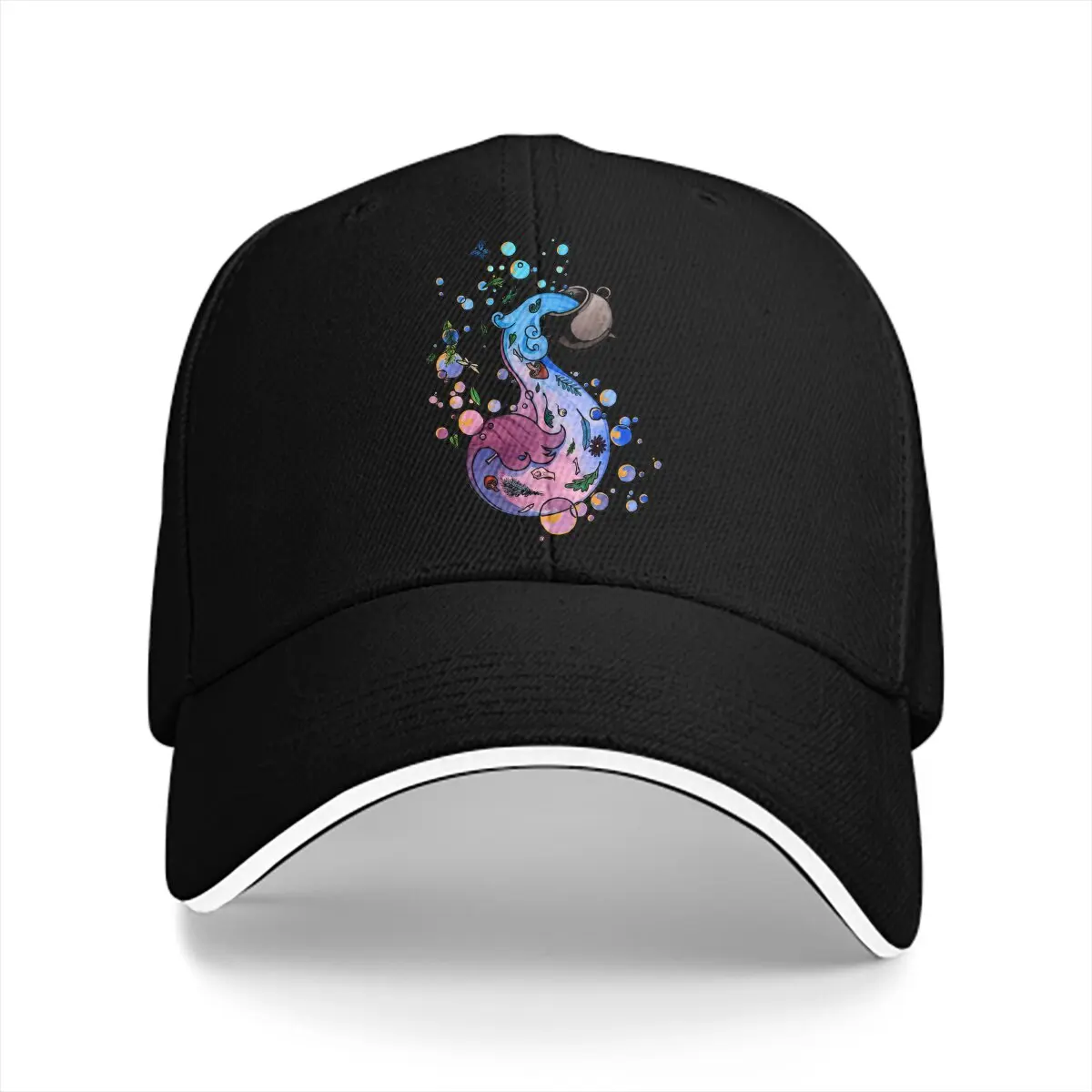 Pure Color Dad Hats Bubble Bubble Toil Hat Sun Visor Baseball Caps Dungeon Peaked Cap