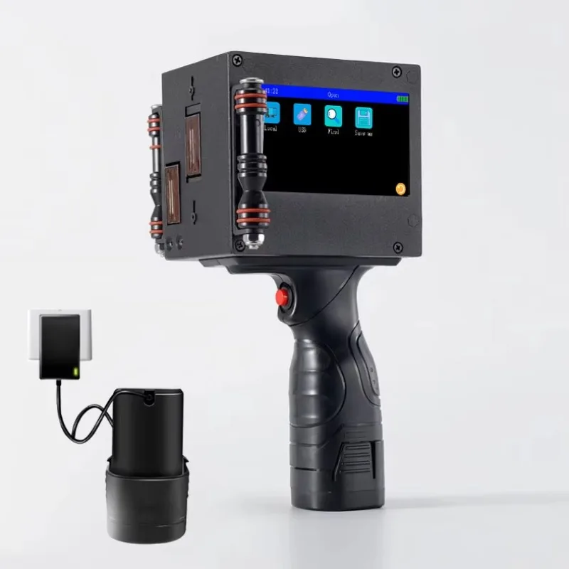 

Портативный термопринтер Faith 50 мм с двумя печатающими головками TIJ для нанесения даты и номера на пакеты, ПЭ-бутылки, пластик, дерево