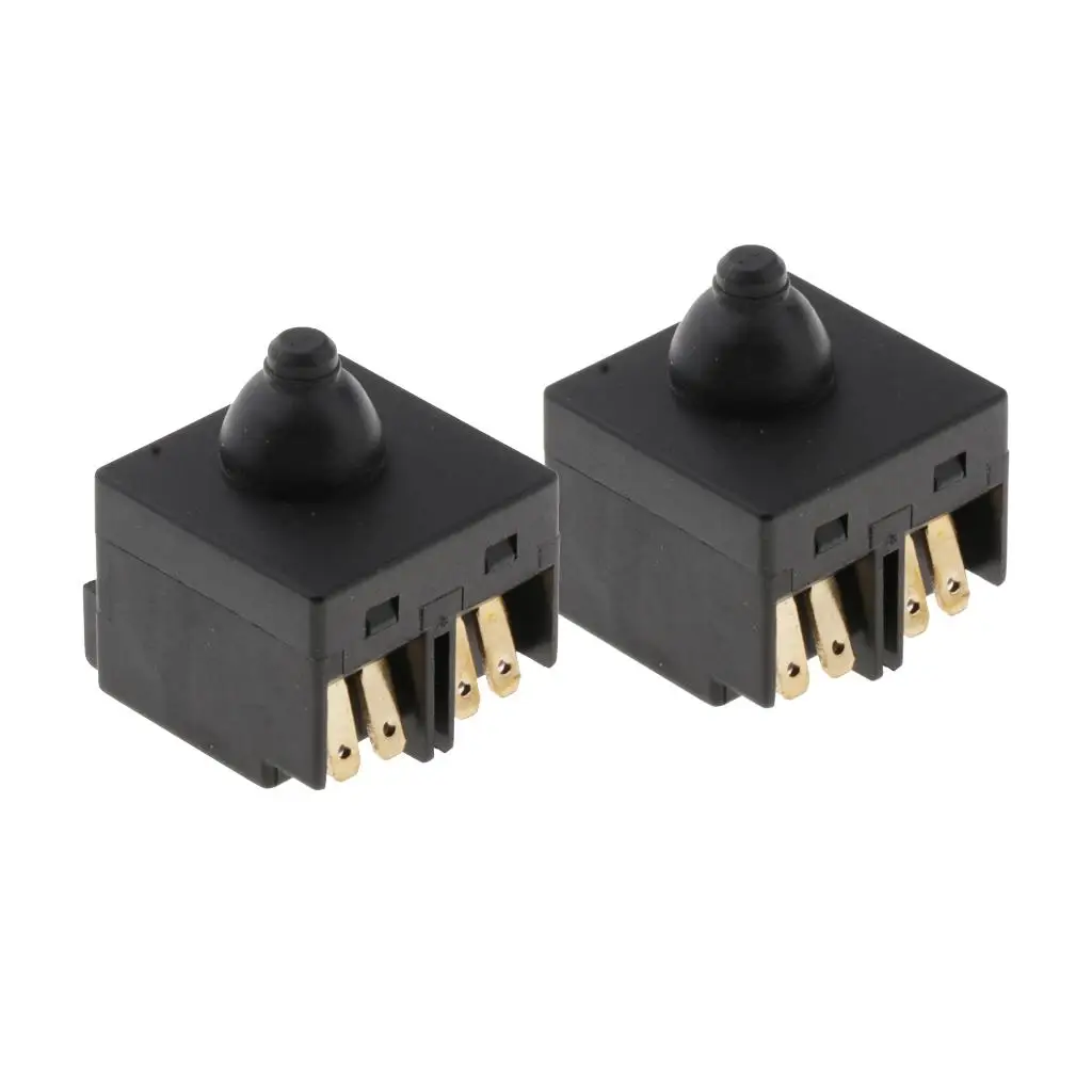 100 Angle Grinder Push Button Switch Universal Plastic Replacement Square Part for Grinder 60mm