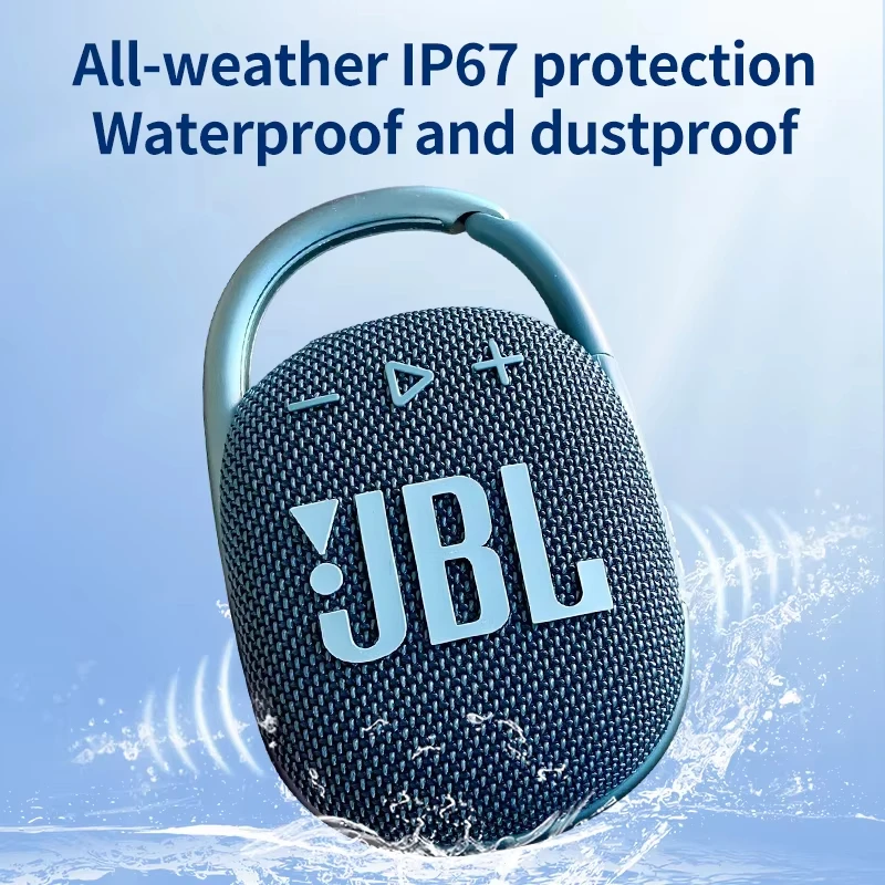 Original JBL Clip 4 Wireless Bluetooth Portable Speaker subwoofer Outdoor Speaker mini speaker IP67 dustproof and waterproof