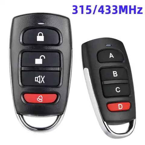 장거리 전송 기능을 갖춘 315MHz 및 433MHz 자동 도어용 범용 원격 제어 복사기