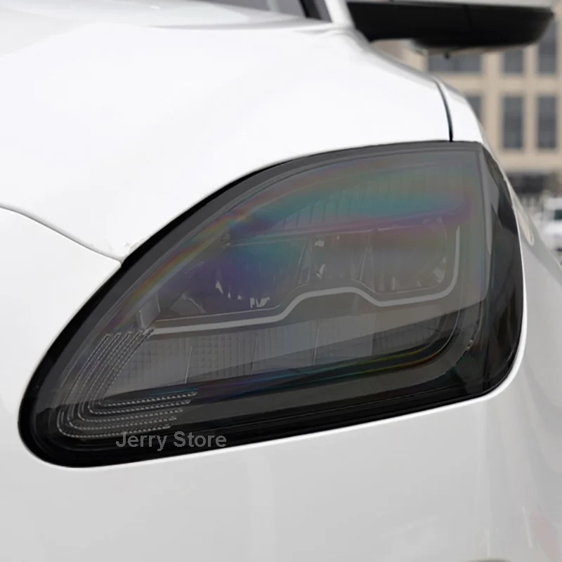 

Protective TPU Repair Sticker For Jaguar E Pace 2017-Present Headlight Protective Film Headlamp Smoked Black Tint Anti-Scratch
