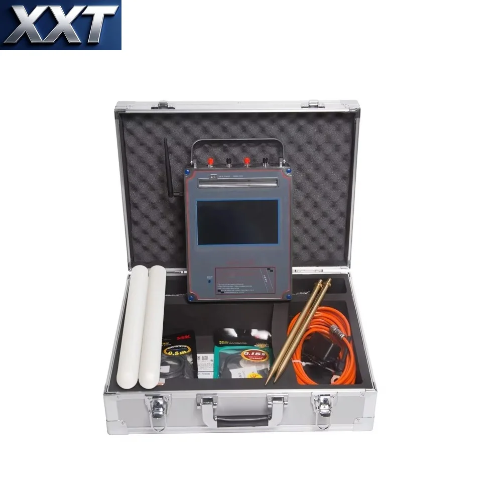 Multi Channel Geophysical Survey Equipment 100-500M Underground Water Detector Portable Borehole Search Locator