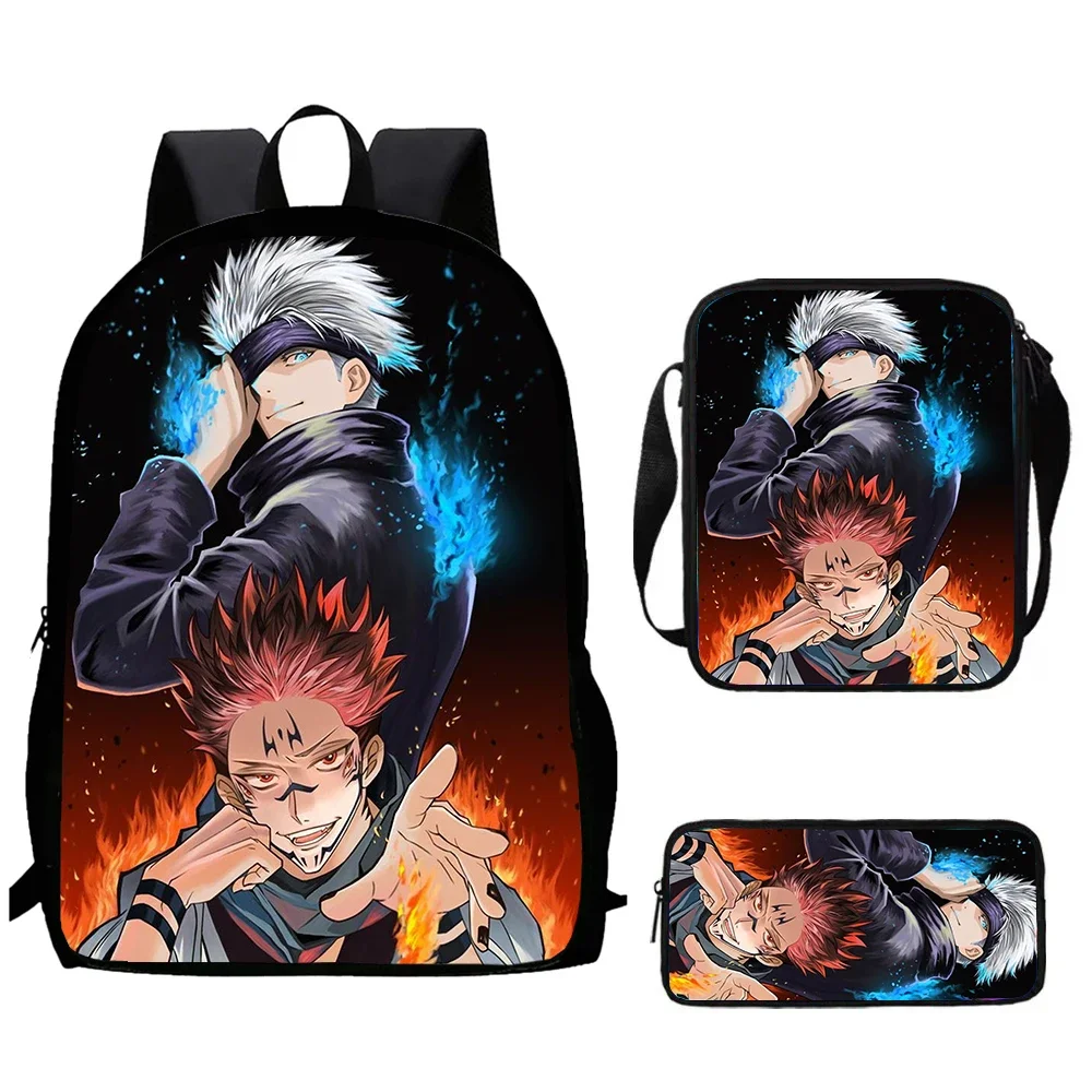 Cartoon N-Na-R-Ruto Child School Backpack With Anime Shoulder Bags Anime Pencil Bags School Bags for Boys Girls Best Gift