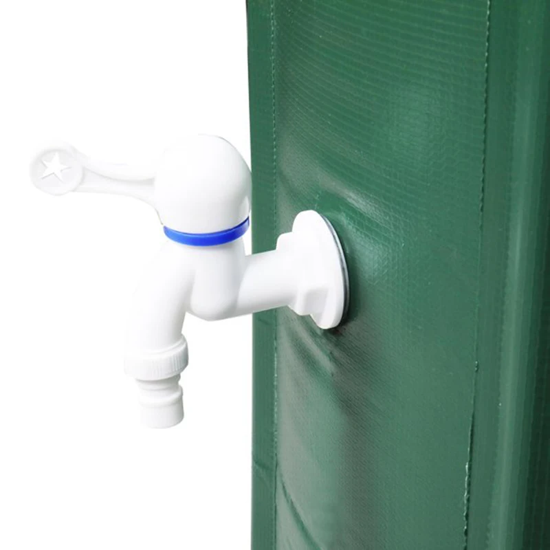 Outdoor folding compressible water docking bucket