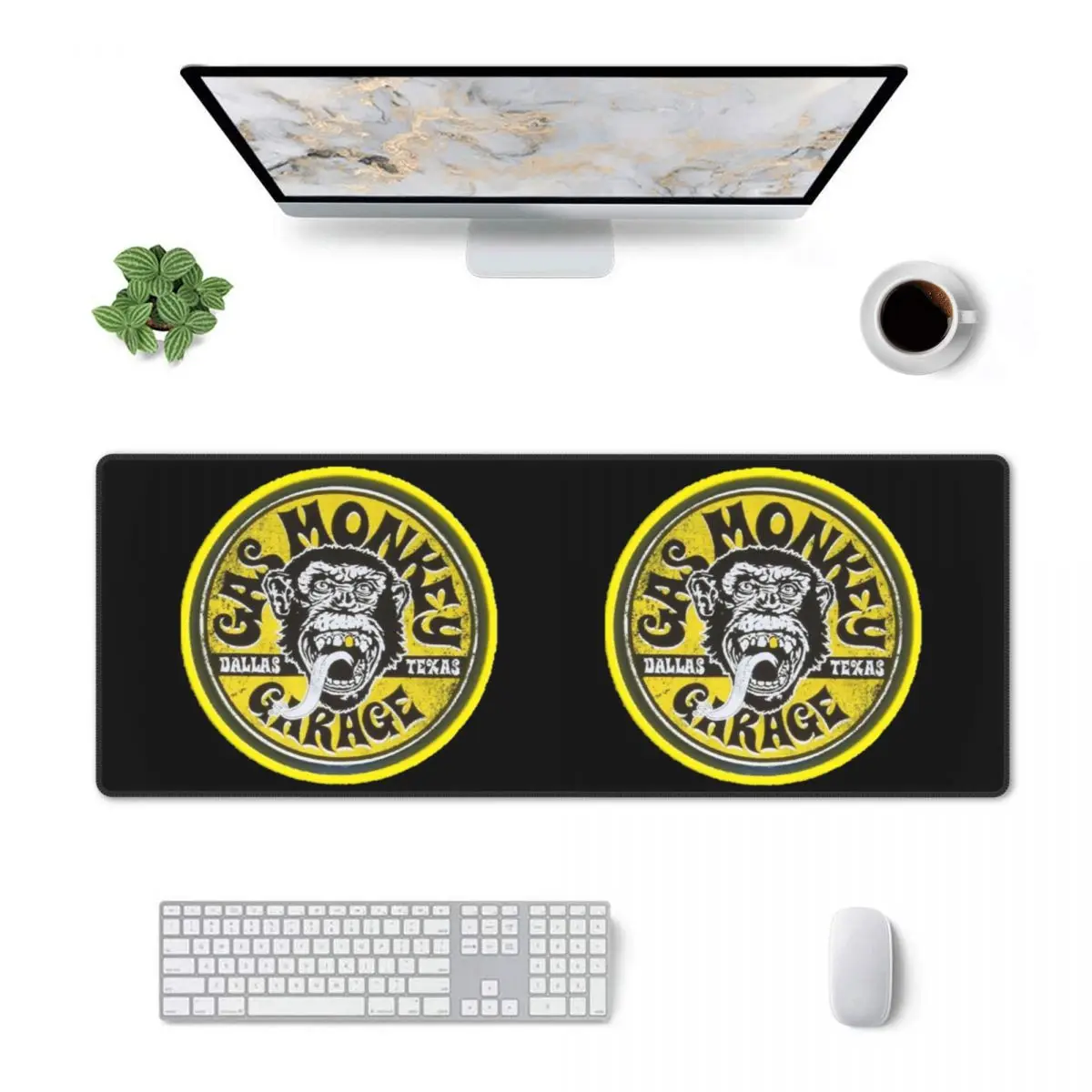 Large Mouse Pad Gas Monkeys Garage Gamer PC Laptop Mats Keyboard Carpet Computer Gaming Office Accessories Desk Mat