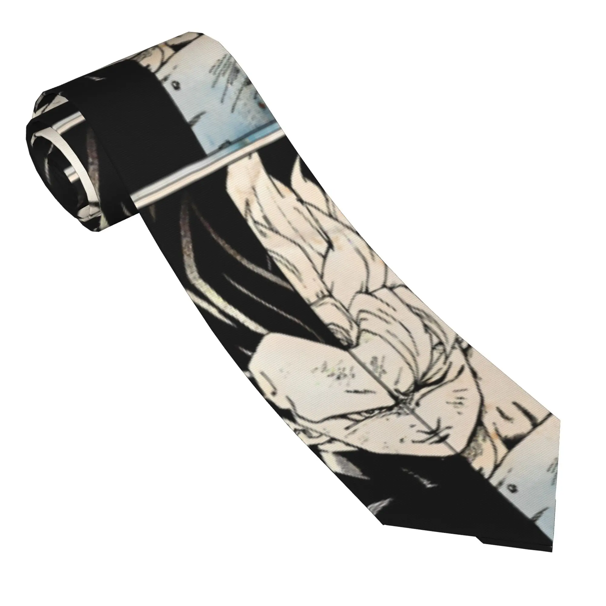 Two Rivals Goku DBZ Dragon Ball Z Neckties Men Slim 8 cm Neck Ties for Men Accessories Cravat Wedding Accessories Cosplay Props