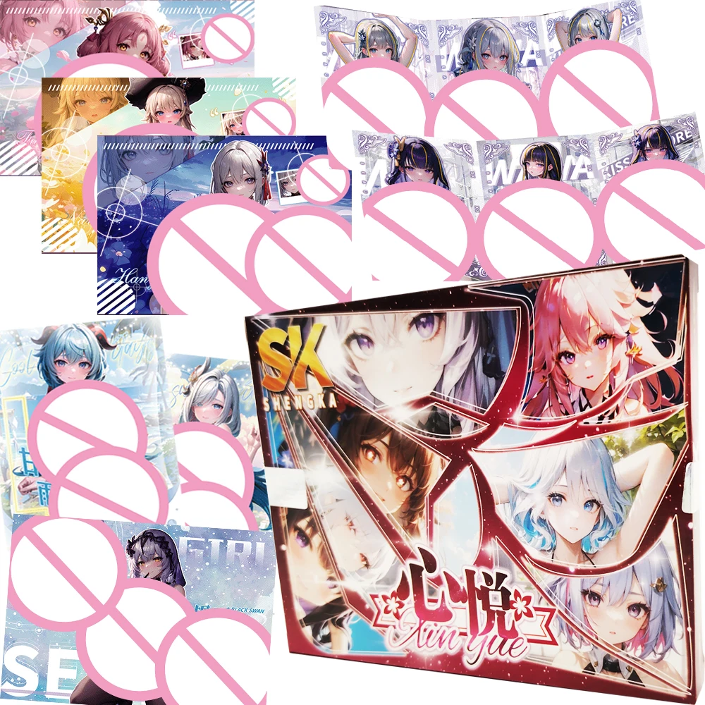 

Anime Game Collection Cards Beautiful and Charming Girl Fun Special-shaped Design Goddess Party Feast Cards Creative Toys Gifts