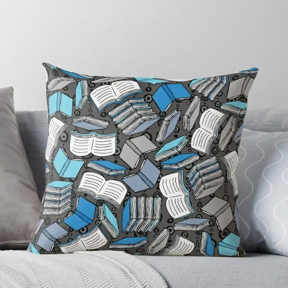 

So Many Books... Throw Pillow Cushions Couch Pillows pillow