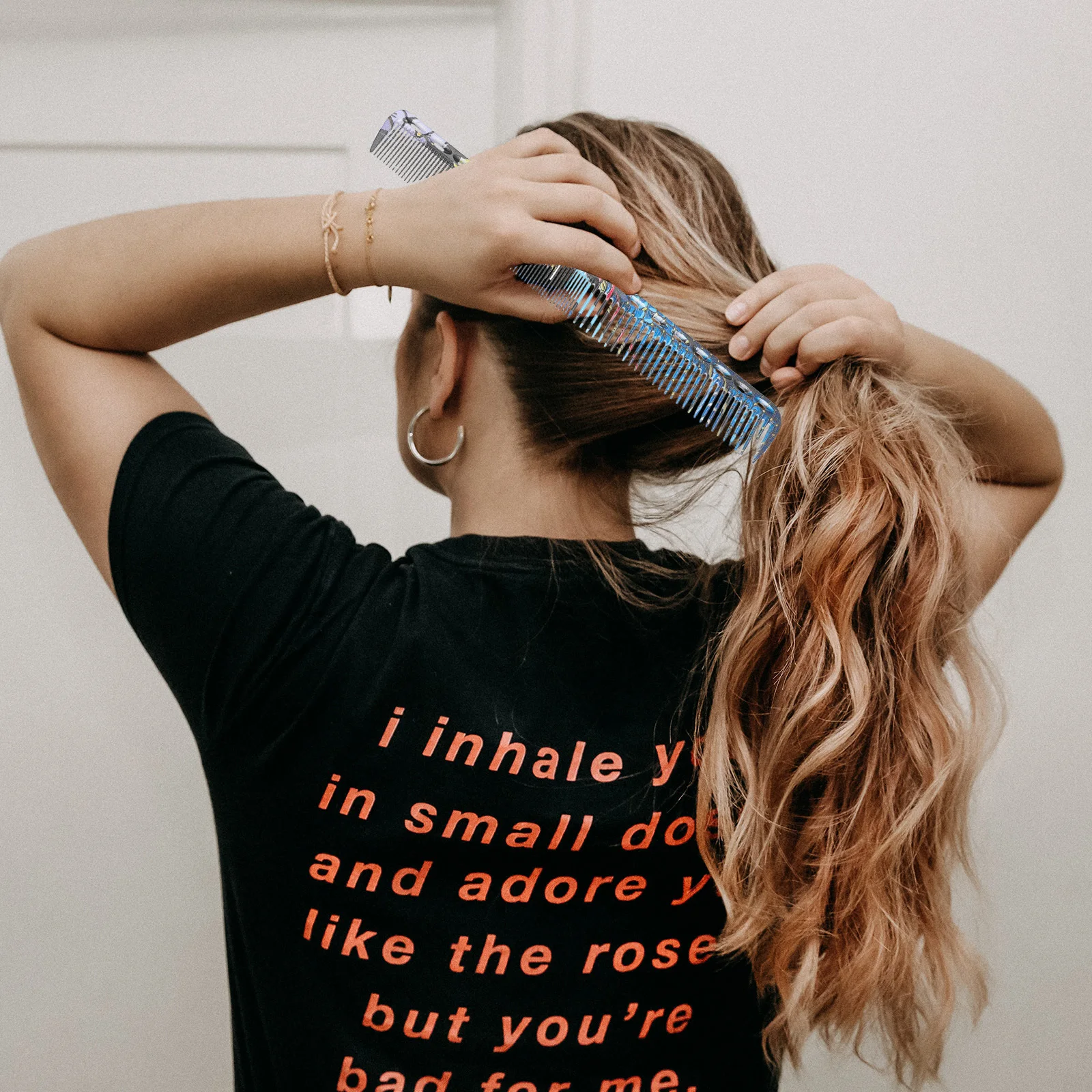 Hair Comb Barber Haircut Combs Thinning Hairstyle Professional ABS Durable Suitable Length Humanized Teeth Fast Styling Avoid