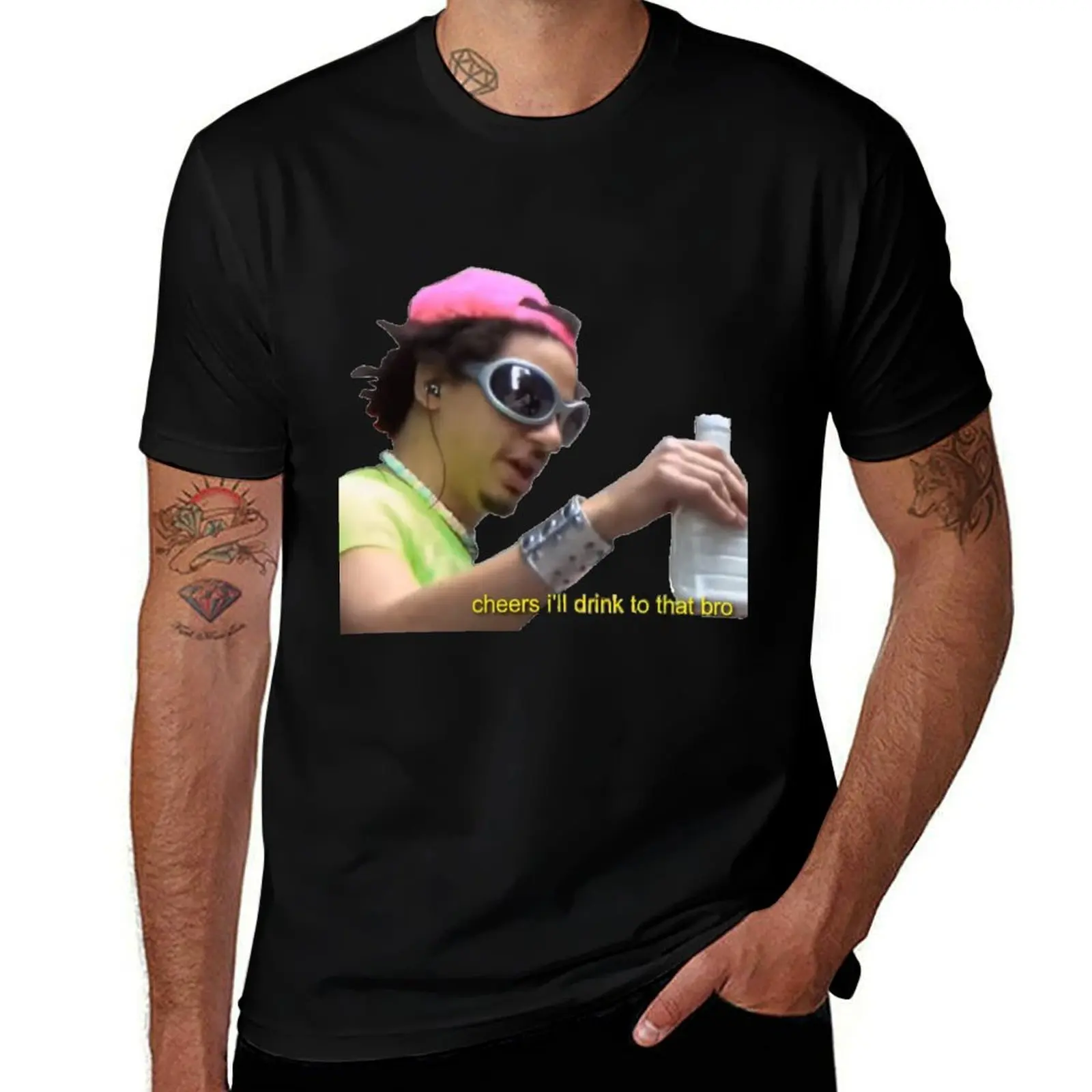 Eric Andre - I’ll drink to that T-Shirt Dry Fit Running Short Sleeve Top