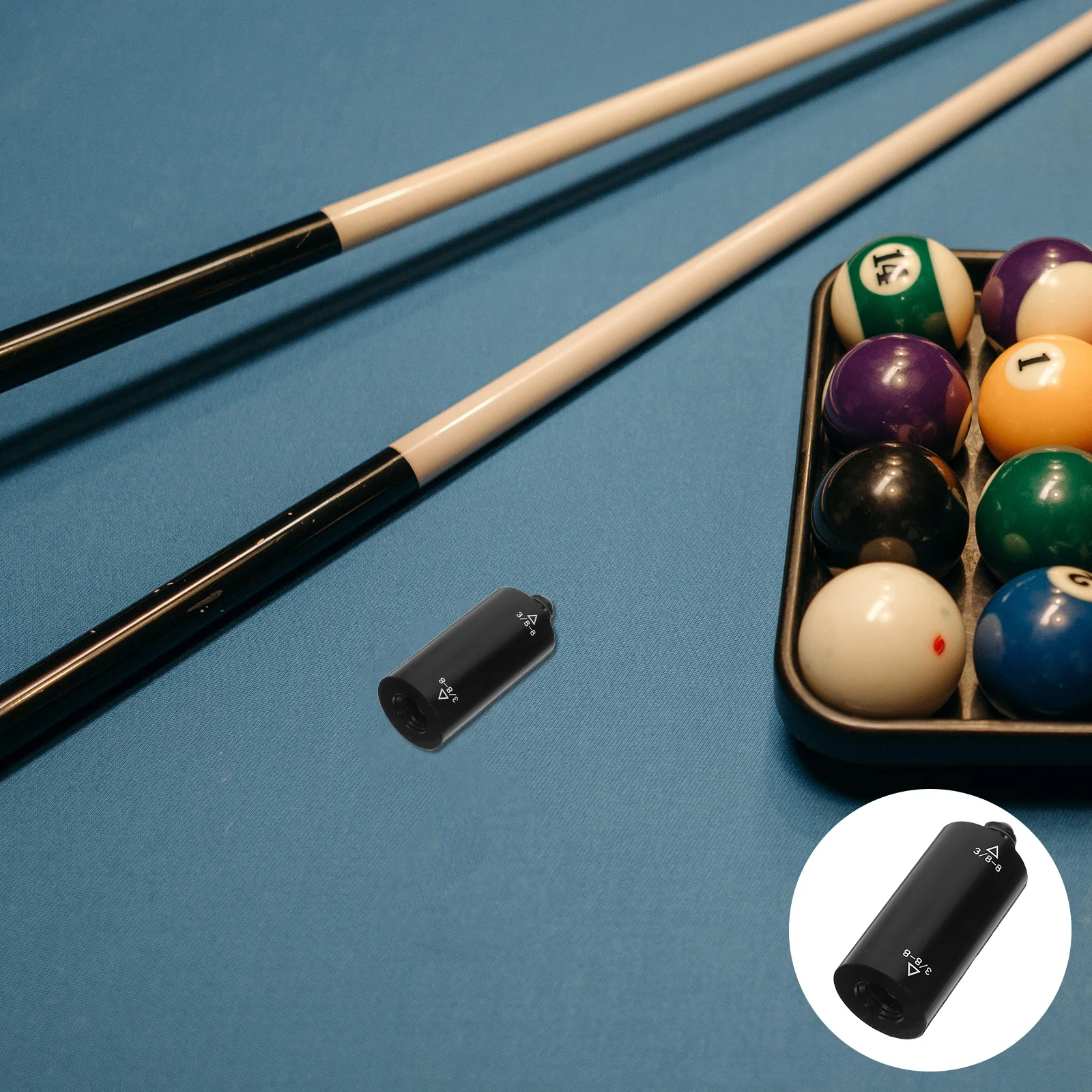 

Cue End Lengthener Billiard Accessory Extend Lifespan Reduce Replacements Superior Experience Pool Cue Extension