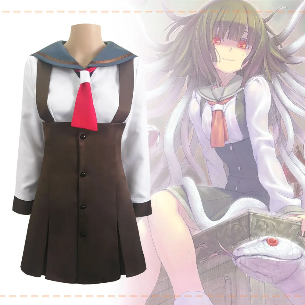 

Anime Bakemonogatari Cosplay Nadeko Sengoku Cosplay Costumes Nisemonogatari Costume Halloween Uniforms For Women