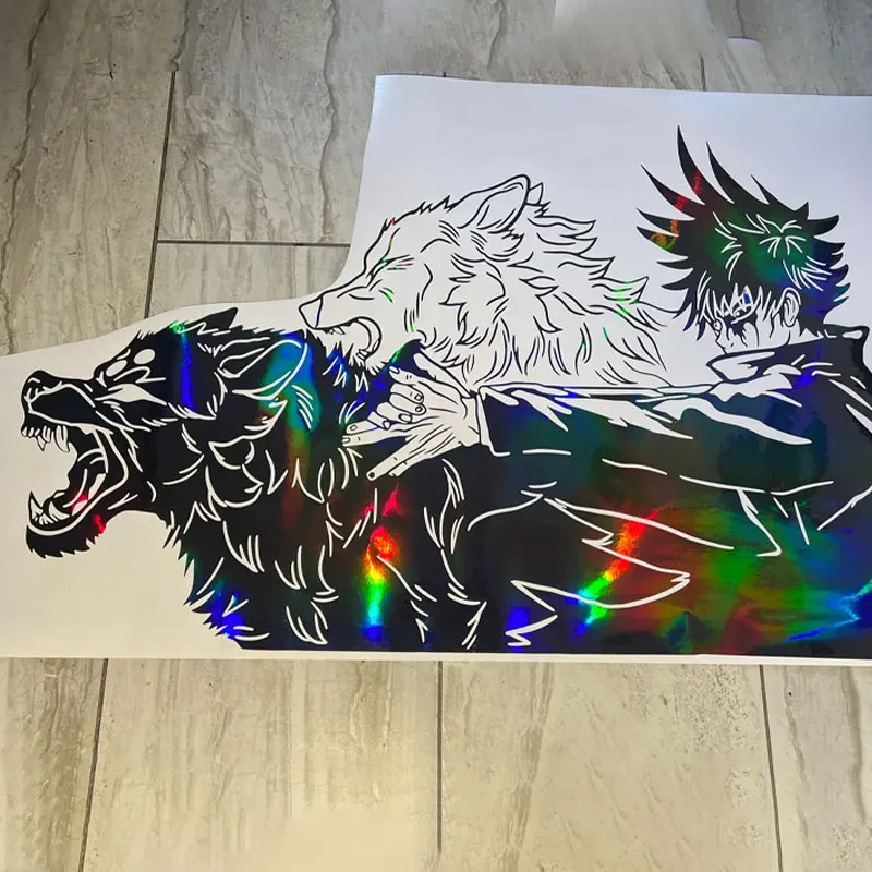 Large Anime Decal Graphic For Cars Sticker Decoration Side Hood Auto Parts Die Cutting Water Proof Vinyl Decals Accessories
