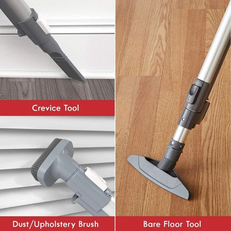 Kemore 8141414 Инструменты для чистки канистр в мешках, серия 400 + телескопическая палочка, красный