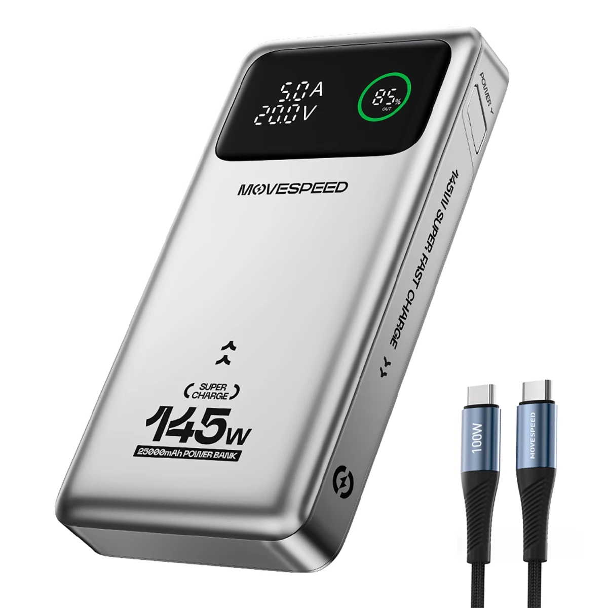 סוללה ניידת MOVESPEED 25000mAh 140W