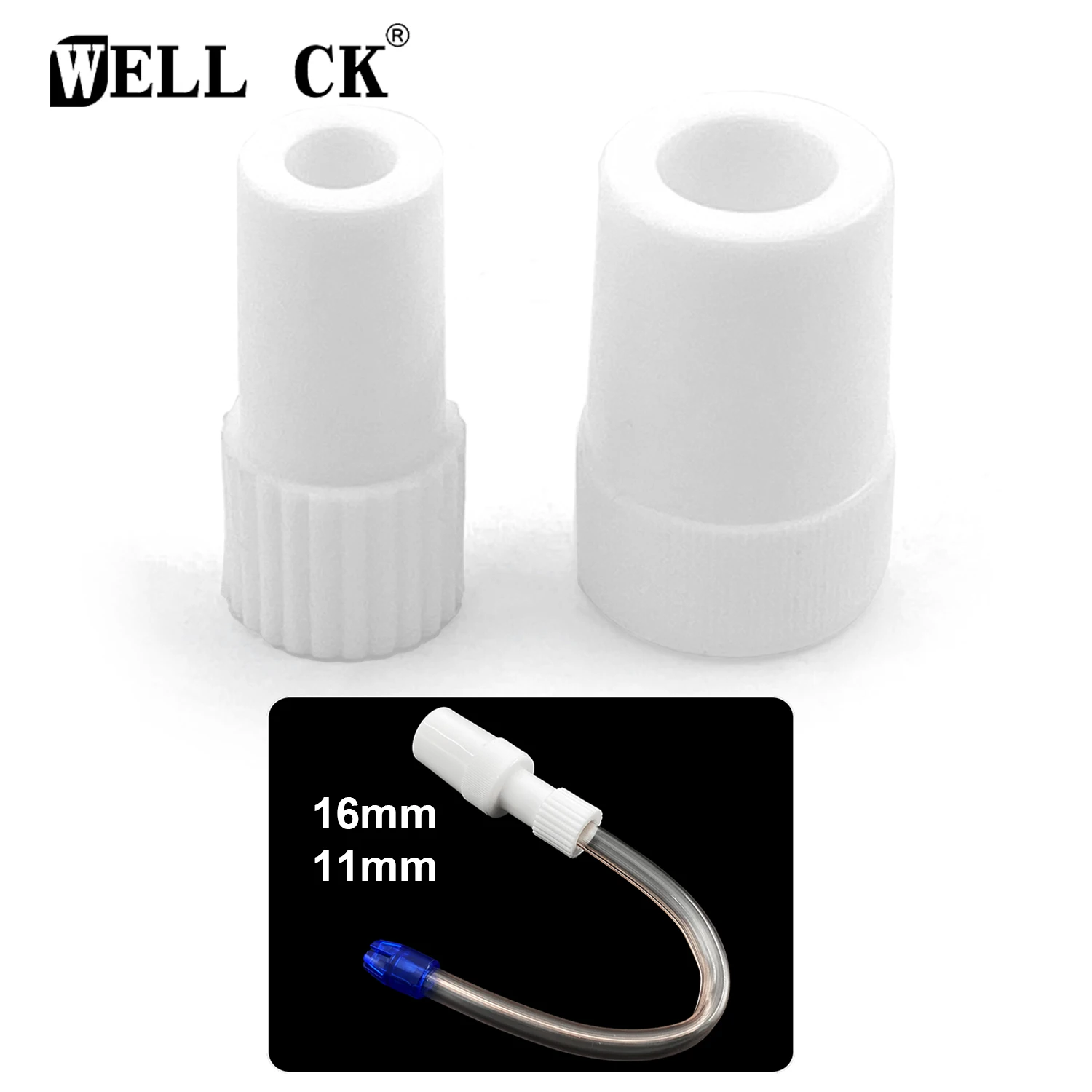 2pcs/lot Disposable Surgical Dental Suction Tube Convertor Dentist Tool Saliva Swivels Ejector Suction Adaptor Tips