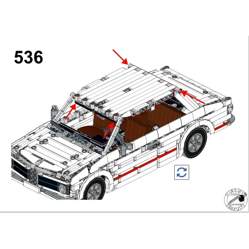 MOC- 197559   Wit Nieuw Supercar Racing Bouwsteenmodel • 1705 Onderdelen Educatief Jongen Kinderen Kerst Bouwstenen Speelgoed Cadeau