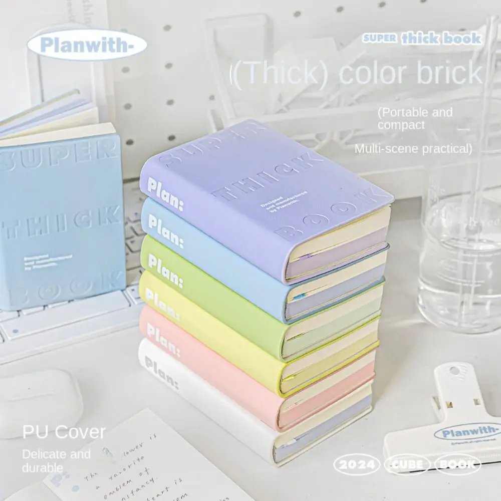 

Creative Waterproof Cover Leather Notebook Minimalist Elegant Pocket Notebook Portable Comfort Touch Planner Notepad Office Use