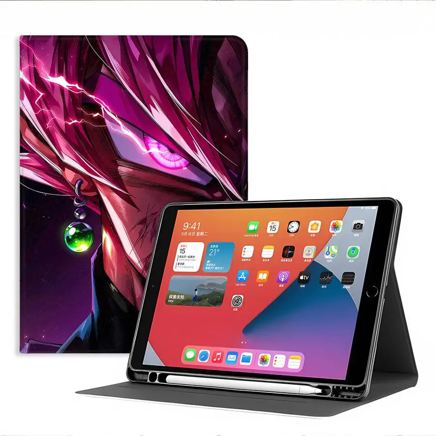 Japan Dragons Goku with Pencil Slot Case for Apple iPad Pro11 13 10th 7/8/9th Air 11 13 M4 M3 M2 A16 2026 Air 4/5/6th 5