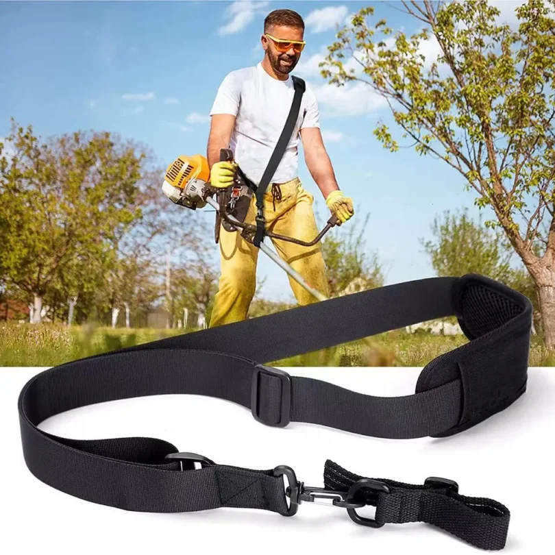 Adjustable Lawn Mower Backpack Straps Nylon Padded Belt Shoulder Strap Harness For Brush Cutter Trimmer Brush Cutter Accessories