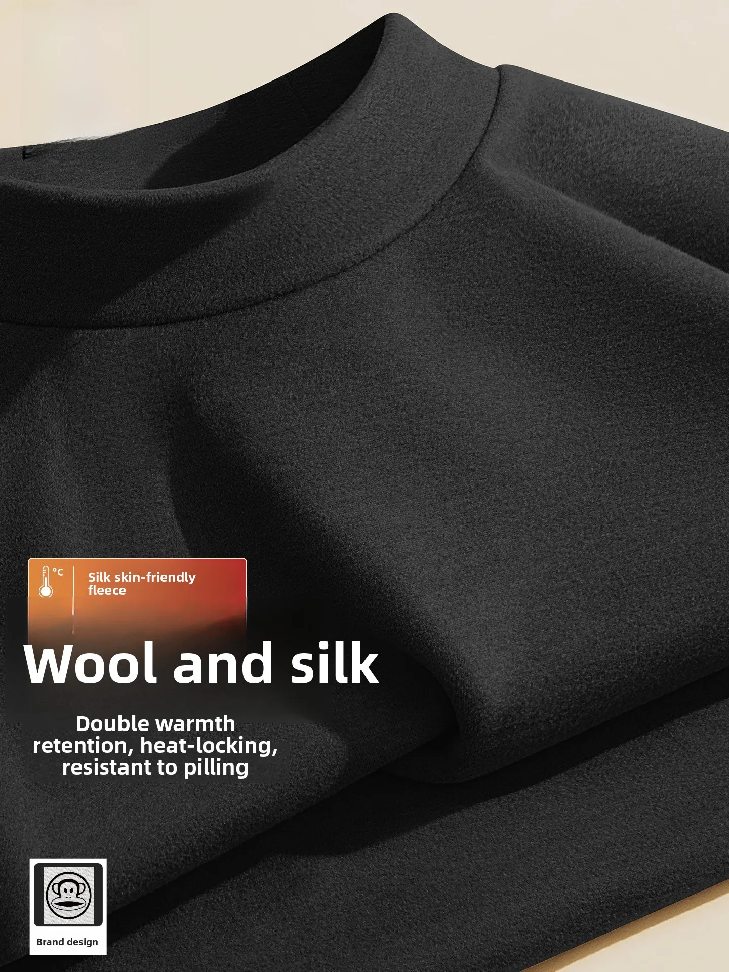 

Мужская теплая базовая футболка из шерсти и шелка с длинным рукавом для осени и зимы, повседневная, приталенного кроя