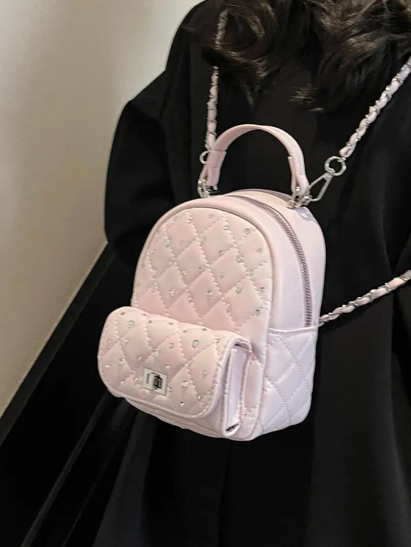 2026 New Trendy Fashion Backpack with Large Capacity Waterproof Design for Women's Commuting Comfort Backpack