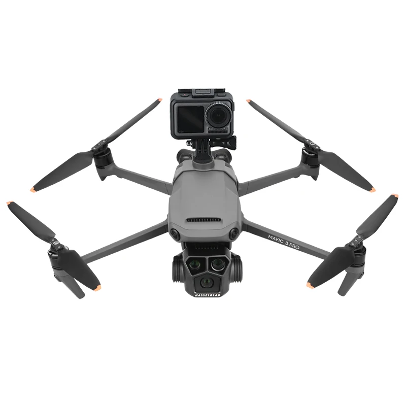 ل DJI Mavic 3/3 برو/الكلاسيكية بدون طيار أعلى تمديد كاميرا تحلق التصوير عدة جبل قوس ل Gopro 8/7/6 Insta360 كاميرا