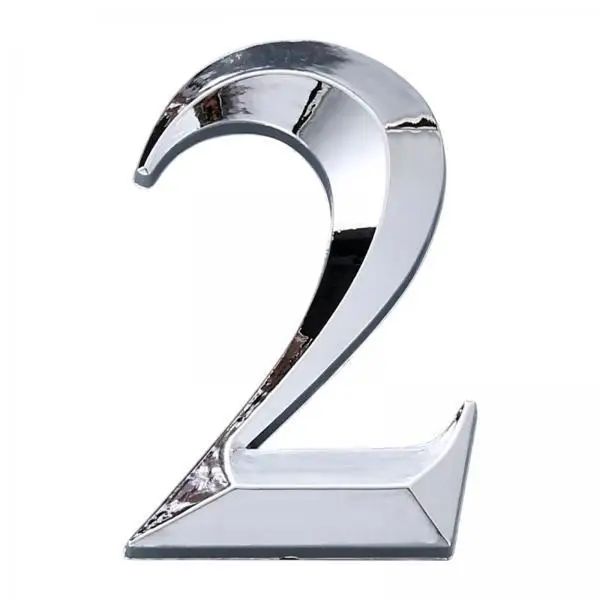Durable ABS 3D House Number Weather Resistant Address Digit for Home Door Wall Mailbox Office Apartment