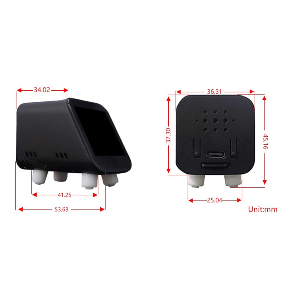 ESP32 S3 MUMA AI Chat Robot Development Board 1.54-inch LCD Display Screen Robot Wifi Weather Clock Robot for Home Office Use