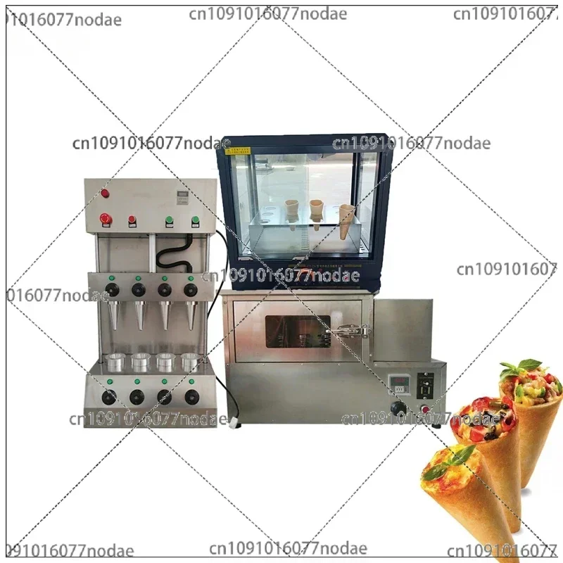 Cone Pizza Cone Making Machine Forming Equipment Rotating Oven 4 Molds
