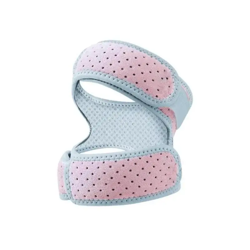 Nowy 1 szt. Wbudowany silikonowy stabilizator rzepki, sportowy ochraniacz na kolano, regulowany, z amortyzacją, produkty do fitnessu i sportu