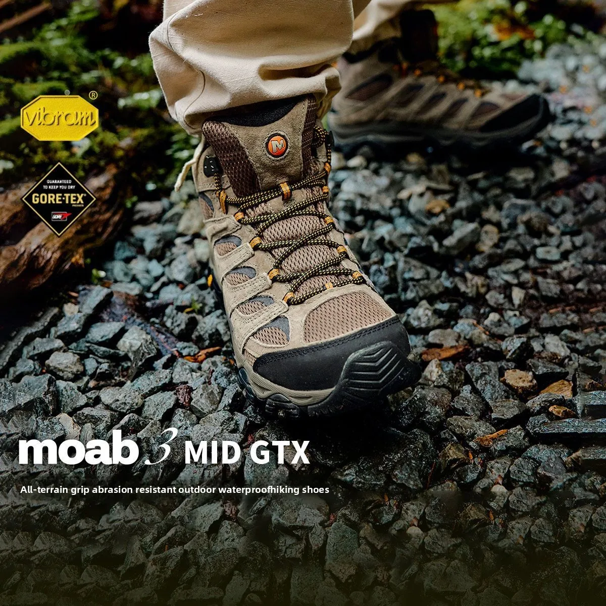 Genuine Mele Outdoor Sports Hiking Shoes MOAB3 MID GORE-TEX Waterproof Hiking Shoes