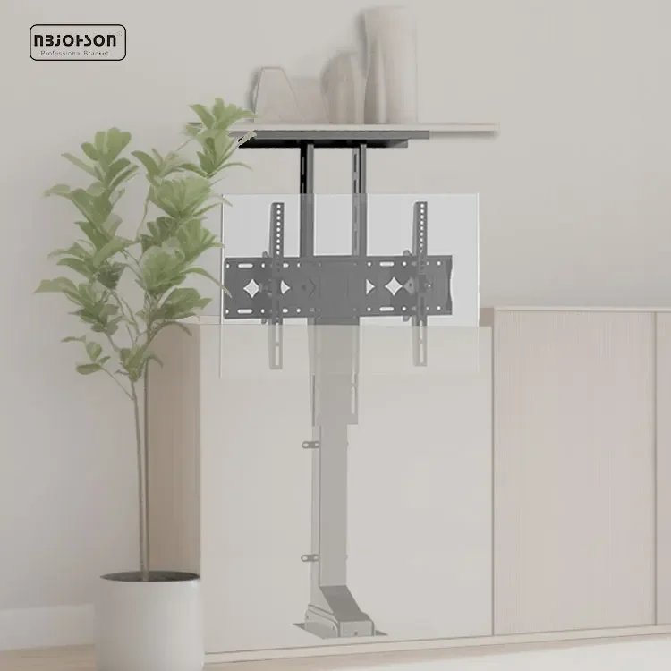 NBJOHSON Electric Hidden TV Cabinet Lift Stand Height Adjustable Motorized TV Lift With Remote Control