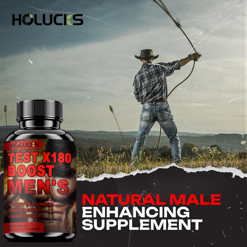 Test X180 Men's Supplement, with Black Maca & D-Aspartic Acid, Support Healthy T Level, Muscle Function & Daily Vitality view 5