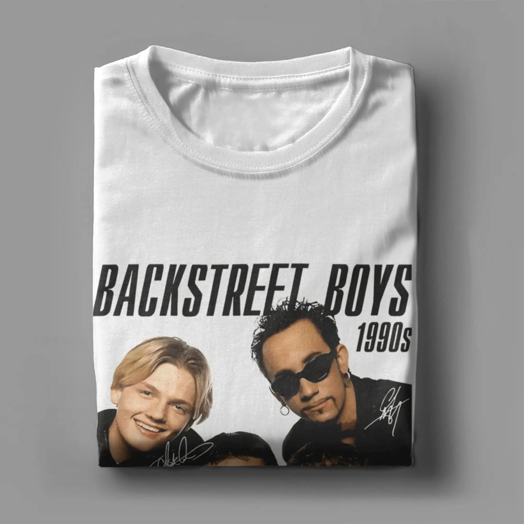 الرجال باك ستريت بويز الألفية جولة الموسيقى تي شيرت ملابس علوية من القطن الشاطئ خمر تي شيرتات قصيرة الاكمام س الرقبة تصميم تي شيرت