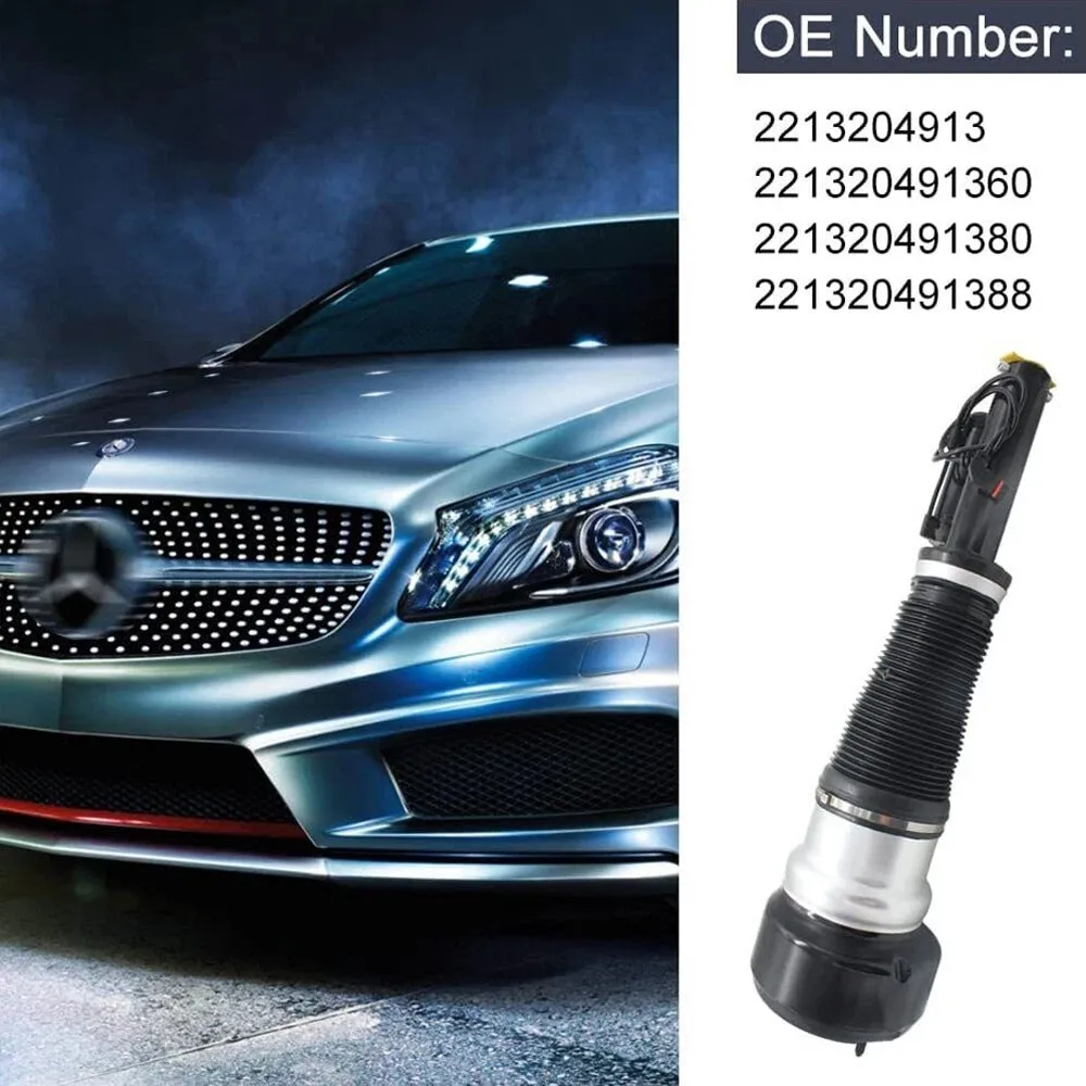 Pair Front Left and Right Air Suspension Shock For Mercedes W221 C216 S350 S400 S550 S600 CL500 2005-2013 2213204913 2213209313 - view 5