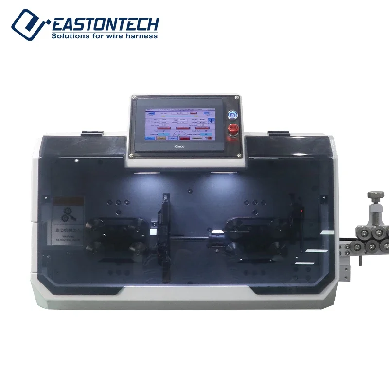 Fully Automatic Multi-conductor Cable Cutting Stripping And Twisting Machine EW-05F+T 0.5-30mm2 Cable Cutter Stripper Twister