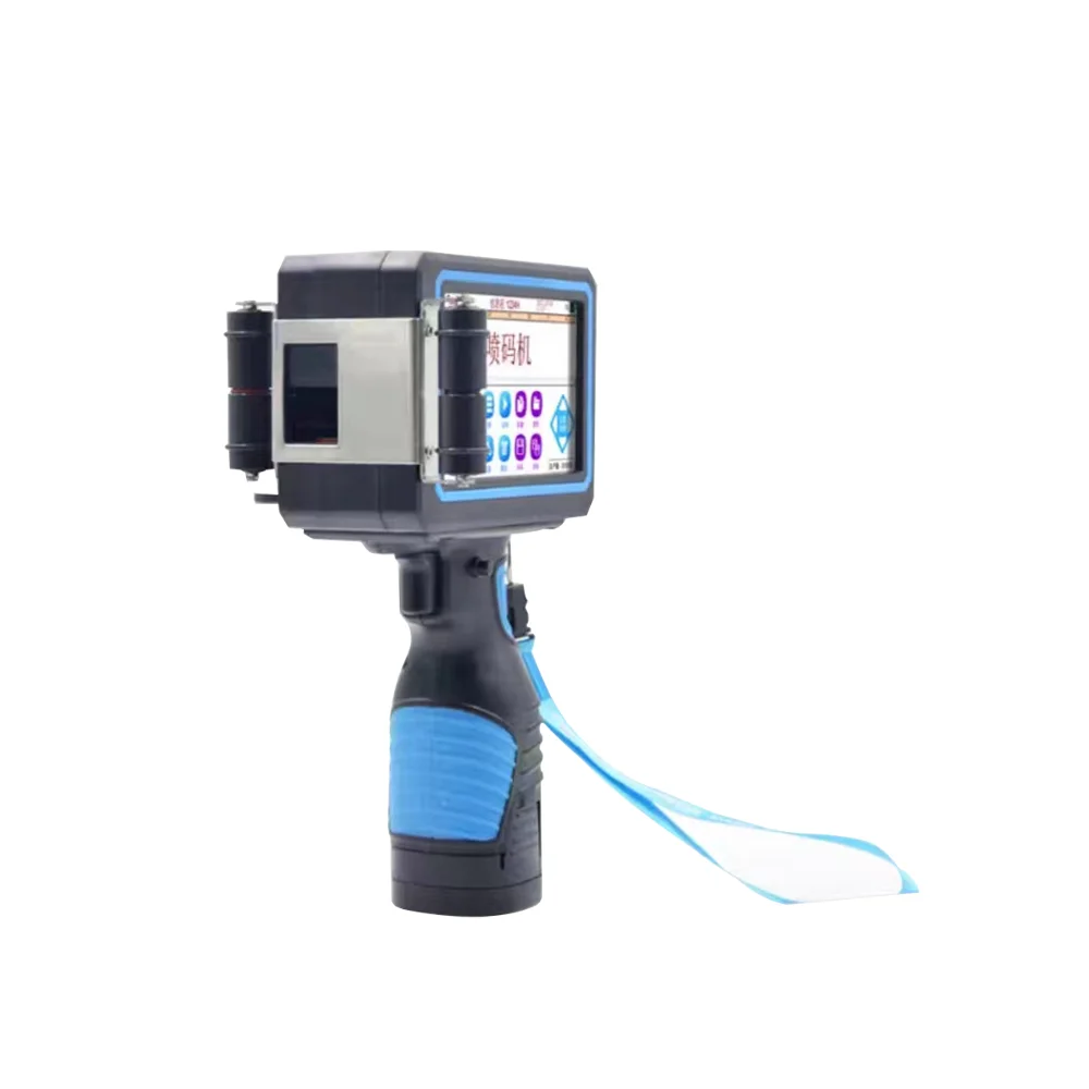 طابعة نفاثة يدوية محمولة تاريخ الوقت رمز الدفعة المحمولة