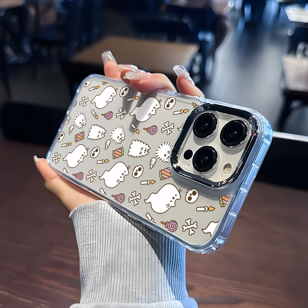 Niedliche Pusheen-Katzen-Handyhülle für iPhone 17 Air 16 16e 15 14 13 12 11 Pro Max X Xs XR 8 Plus Luxuriöse Transparente Abdeckung – Detail 4