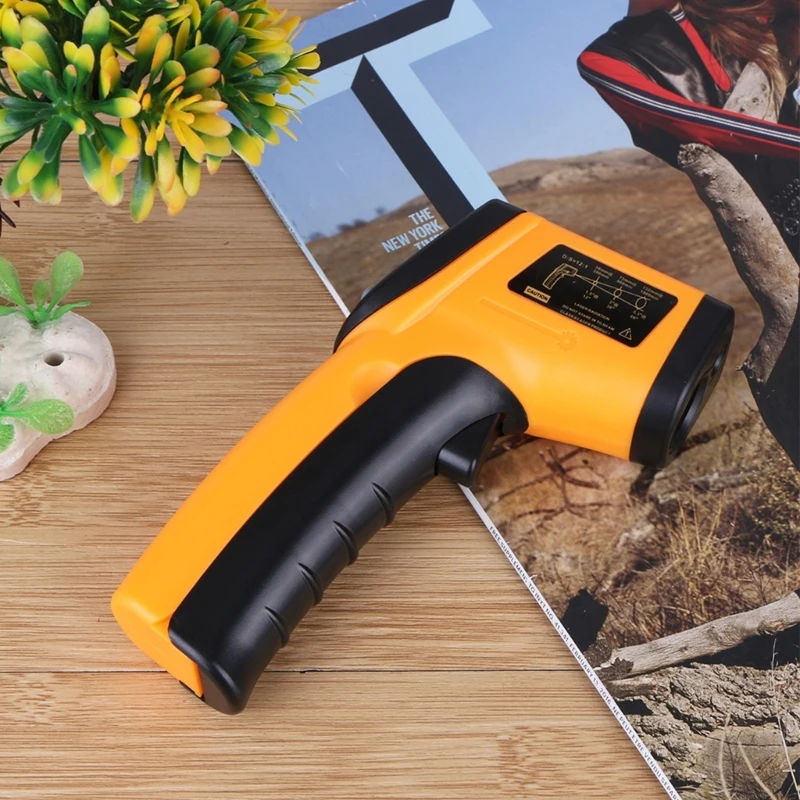 A2UD Infrared Thermometer Cooking Laser Temperature Gun-High Temperature Non Contact Laser Pyrometer for Food Oven Industrial