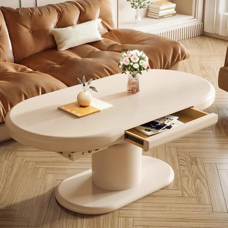 Intelligent Voice Computer Desks Living Room Electric Adjustable Coffee Table Office Home Dining Table Charging and Mobile 책상