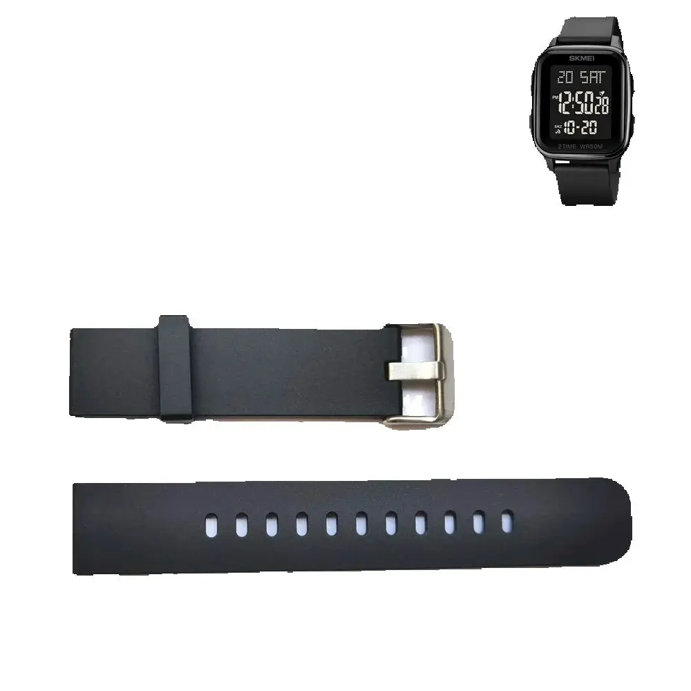 

For Skmei 1858 Sports Watch Accessories Set Adjustable Plastic Wristband Replacement Watch Strap Band Active Wear