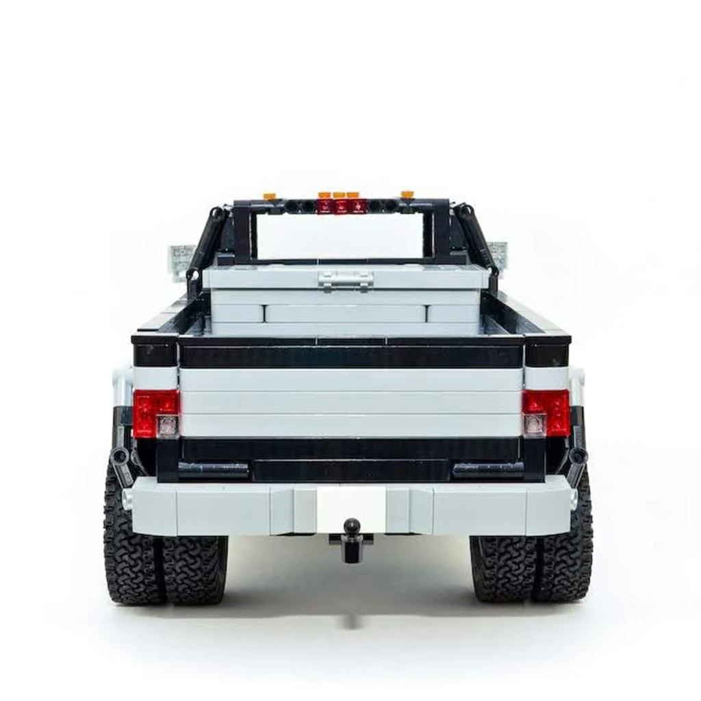 MOC-26919 Silverado-1986 K30 dually 4X4 remote control motor lithium battery electric toy assembled building block car model